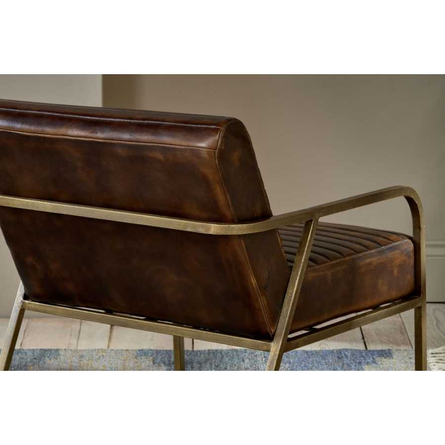 Nkuku Mirai Lounge Chair - Chocolate Brown