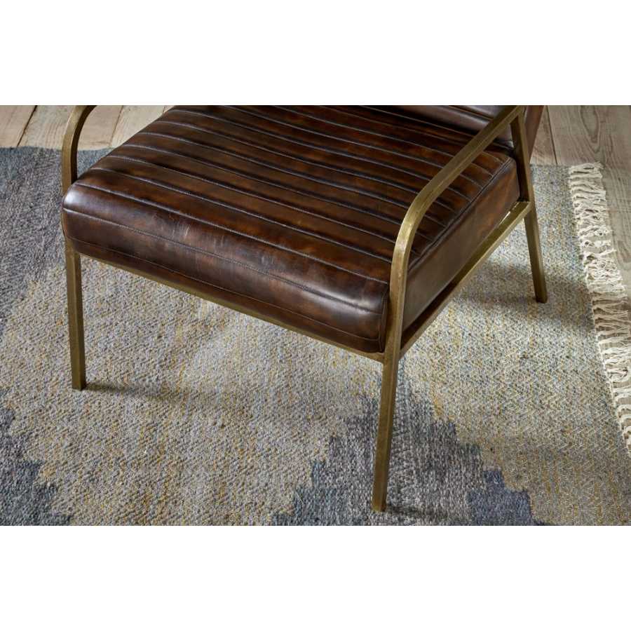 Nkuku Mirai Lounge Chair - Chocolate Brown