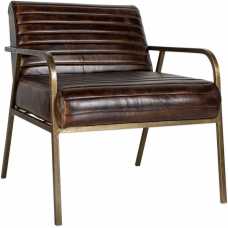 Nkuku Mirai Lounge Chair - Chocolate Brown