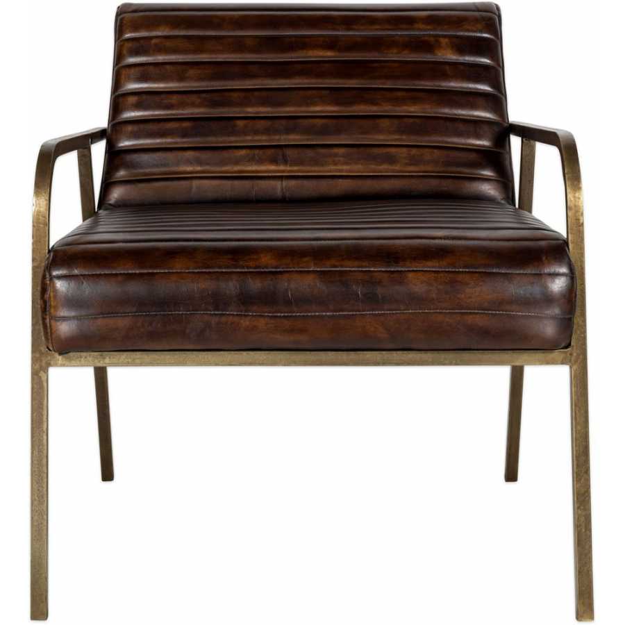 Nkuku Mirai Lounge Chair - Chocolate Brown