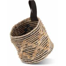 Nkuku Mannu Hanging Basket - Natural & Black