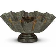 Nkuku Matu Candle Holder - Antique Patina