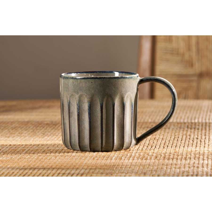 Nkuku Moda Mugs - Set of 2 - Pewter