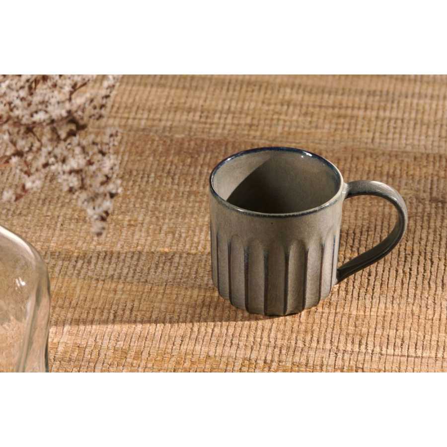 Nkuku Moda Mugs - Set of 2 - Pewter