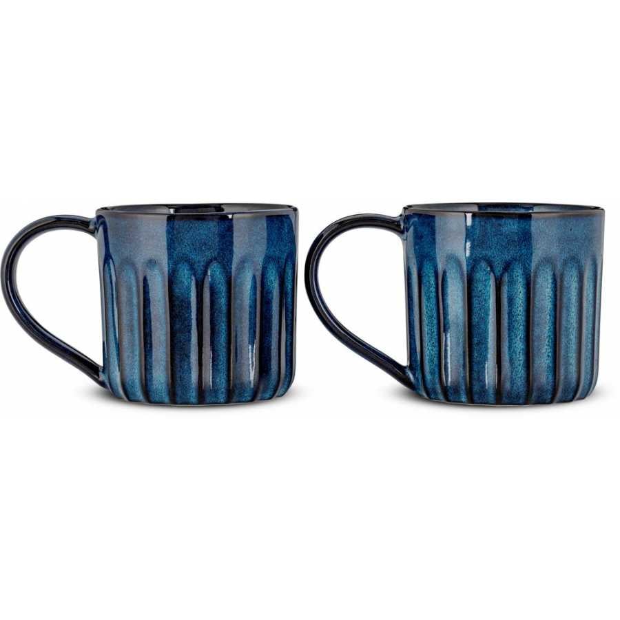 Nkuku Moda Mugs - Set of 2 - Deep Blue