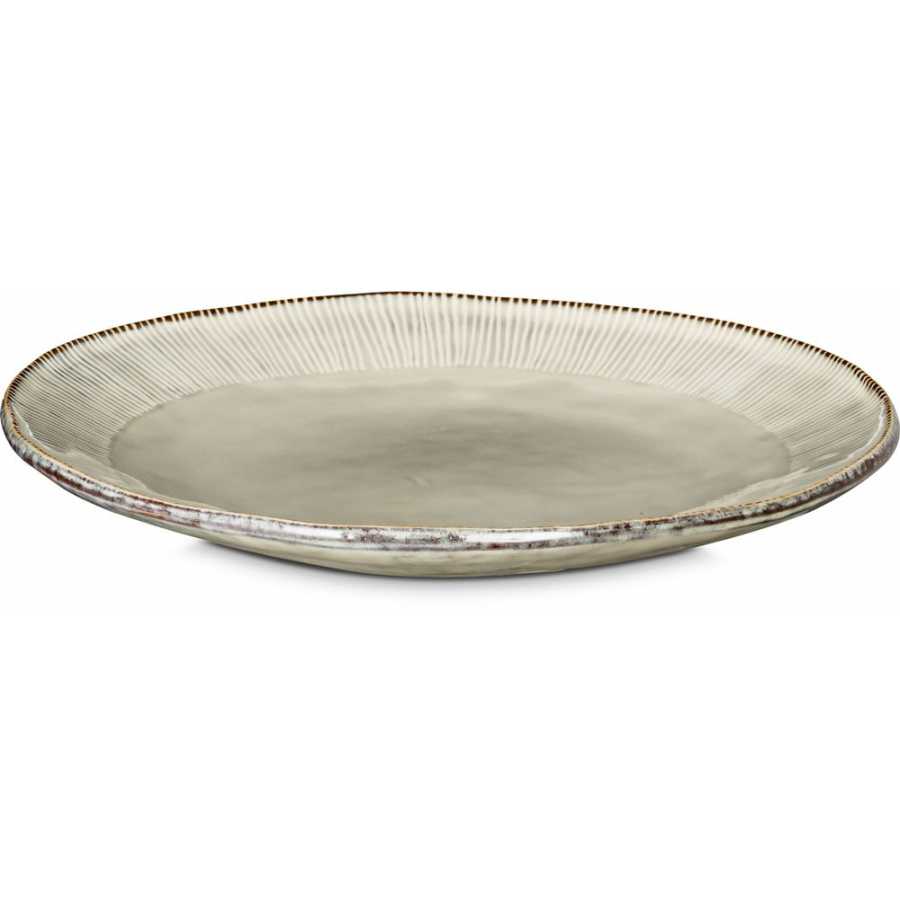 Nkuku Malia Plate - Cream - Large