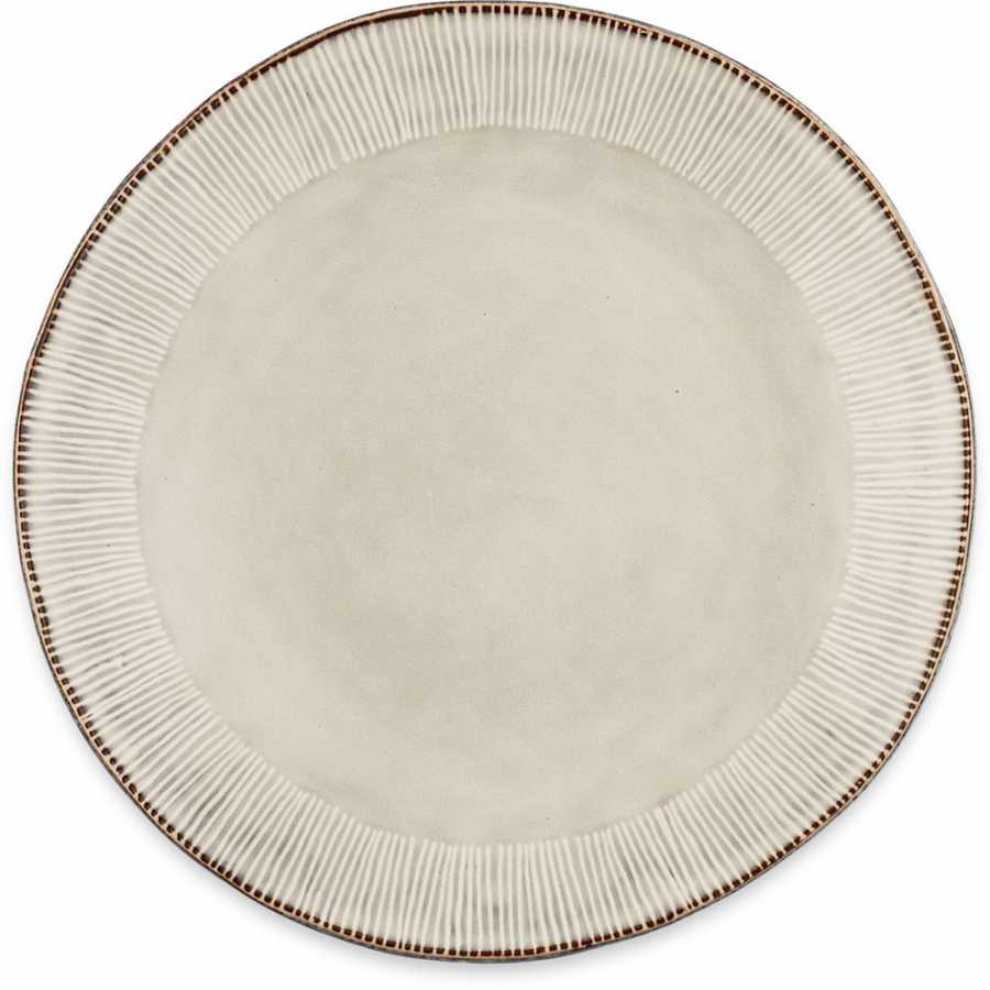 Nkuku Malia Plate - Cream - Large