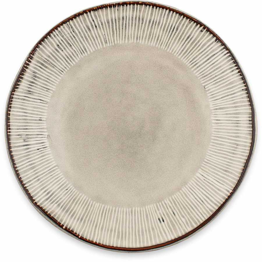 Nkuku Malia Plate - Cream - Small