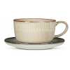 Nkuku Malia Tea Cup & Saucer - Cream