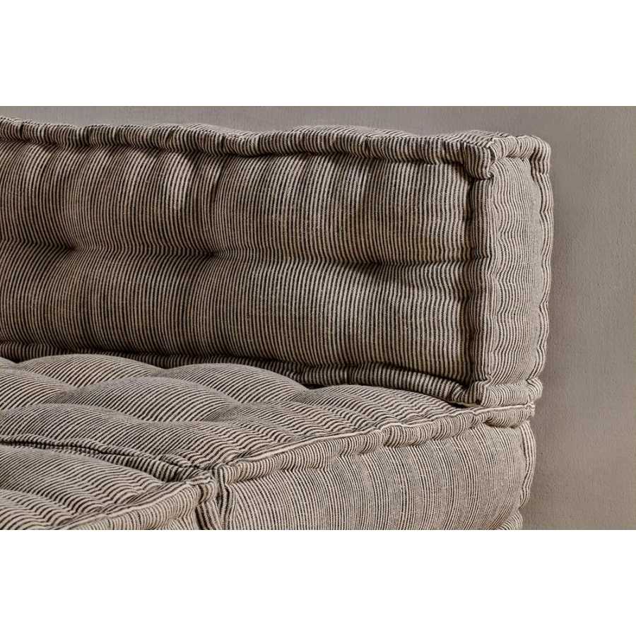 Nkuku Nadeeka Footstool Module - Soft Grey