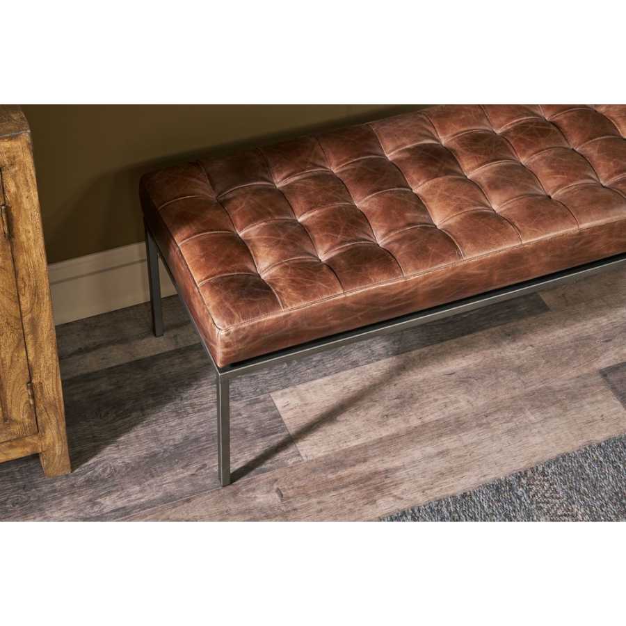 Nkuku Nasan Bench - Brown