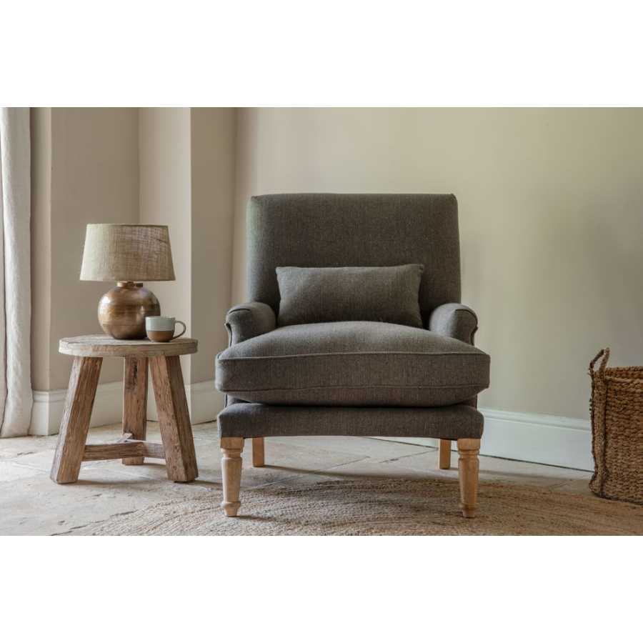 Nkuku Nalla Armchair - Charcoal