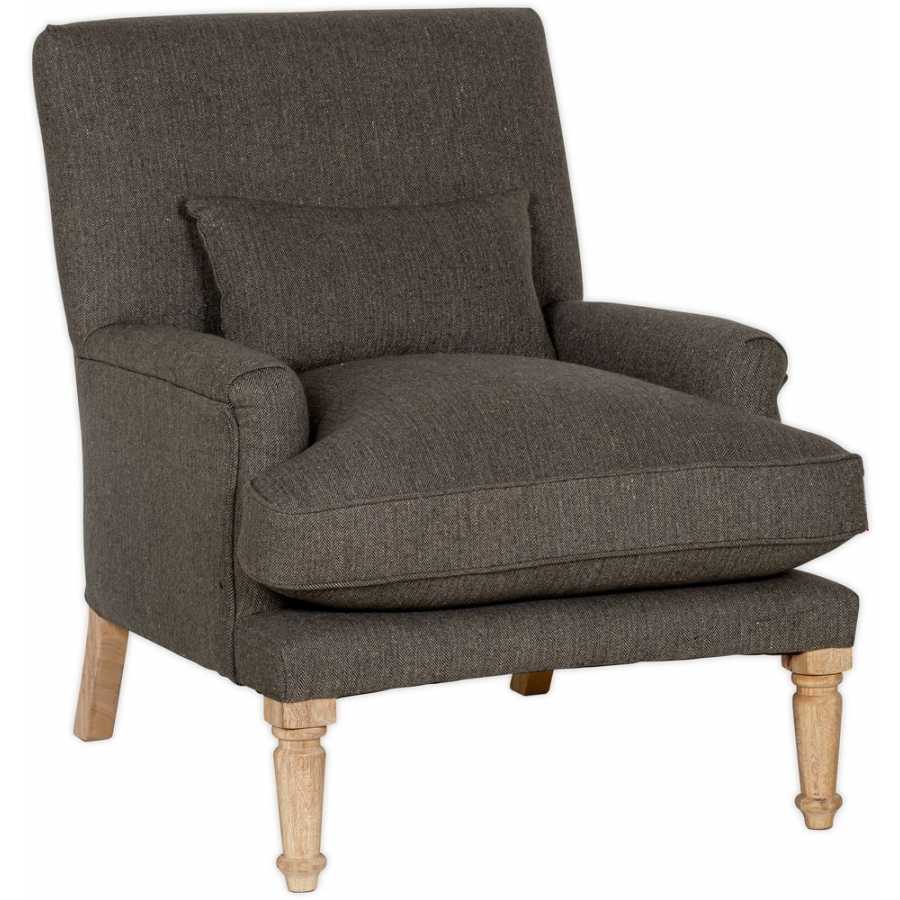 Nkuku Nalla Armchair - Charcoal