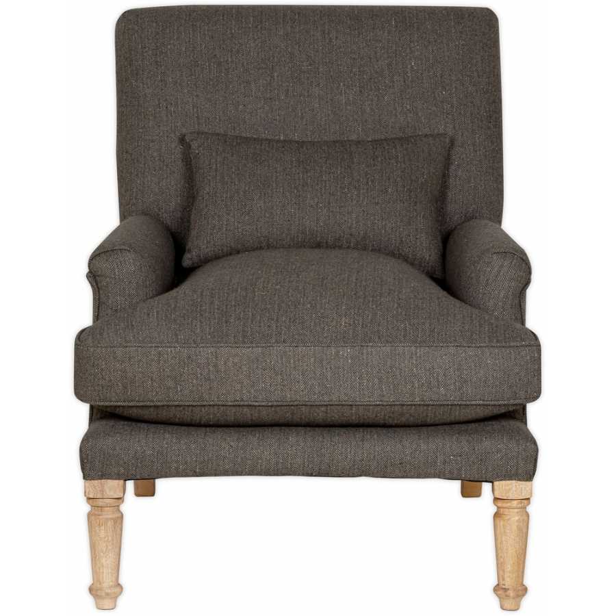 Nkuku Nalla Armchair - Charcoal