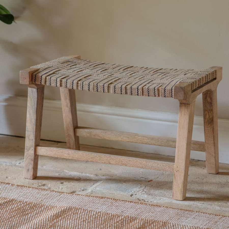 Nkuku Nish Low Stool - Natural