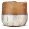 Nkuku Ngolo Tealight Holder - Amber