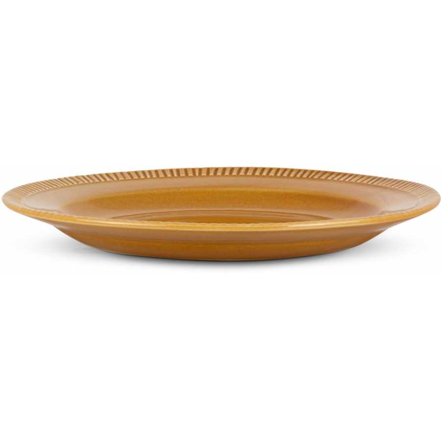 Nkuku Nuwara Plate - Mustard - Small