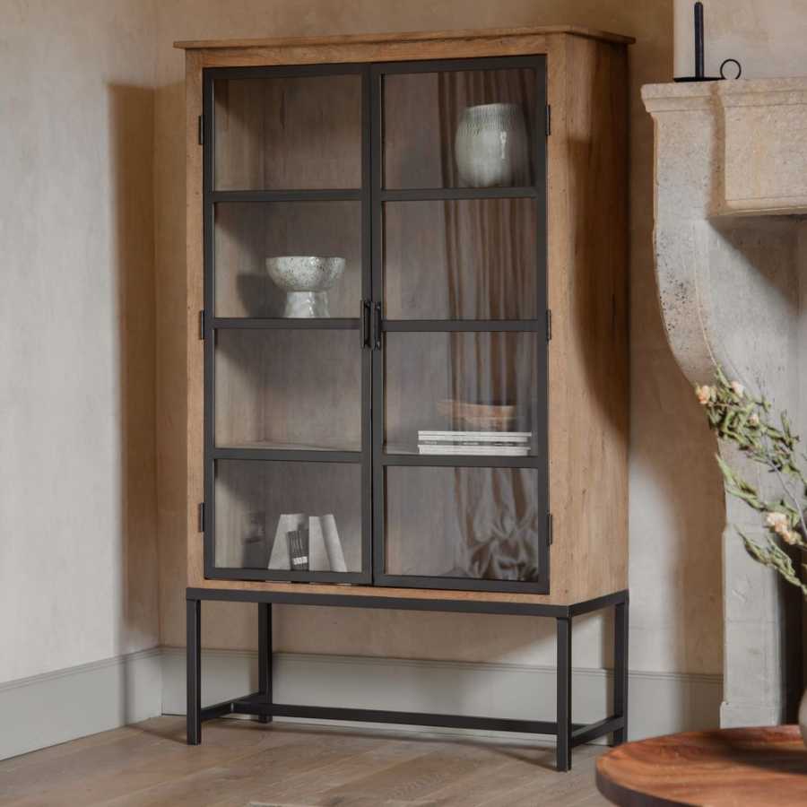 Nkuku Nirvi Display Cabinet - Black