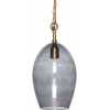 Nkuku Otoro Oval Pendant Light - Smoke