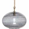 Nkuku Otoro Round Pendant Light - Smoke