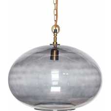 Nkuku Otoro Round Pendant Light - Smoke