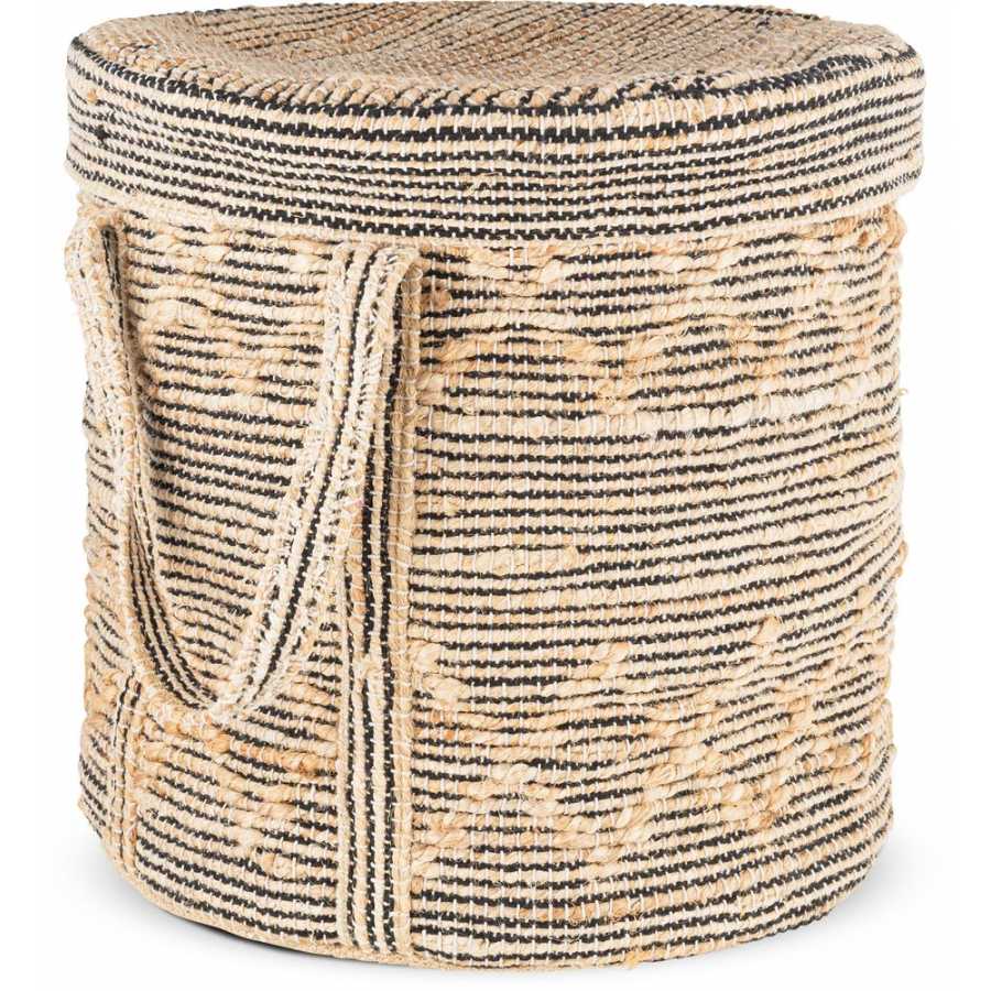 Nkuku Padla Basket - Black & Natural