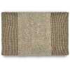 Nkuku Paduna Rectangular Cushion Cover - Soft Blue & Brown