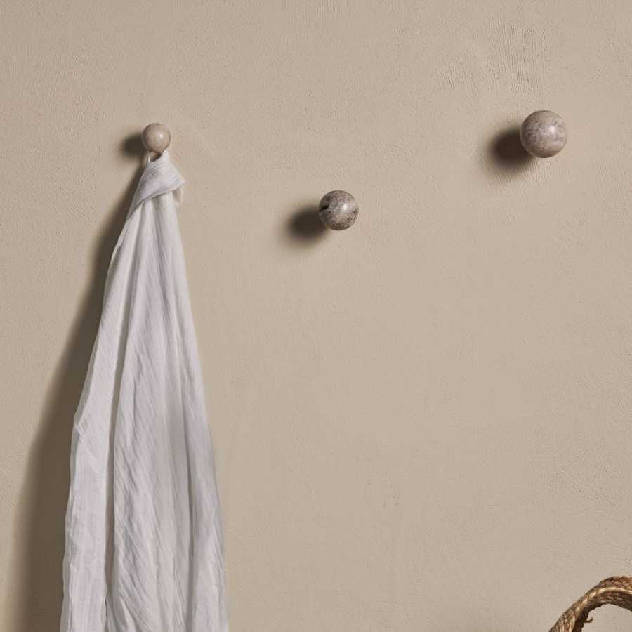 Nkuku Paladi Wall Hook - Grey - Small