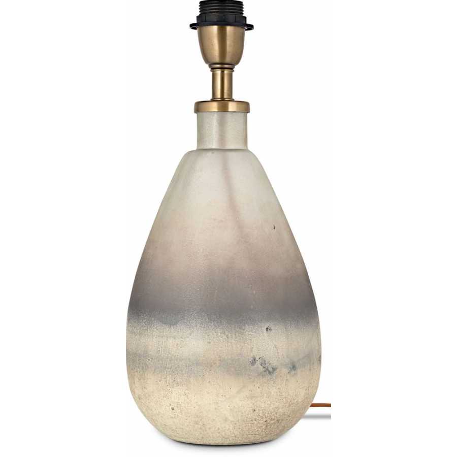 Nkuku Palla Table Lamp Base - Rustic Smoke