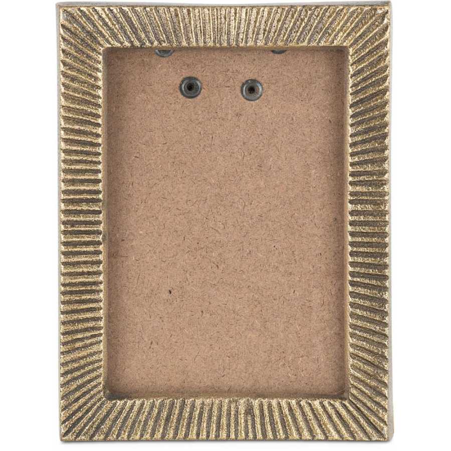 Nkuku Ranoli Photo Frame - Antique Brass - Small