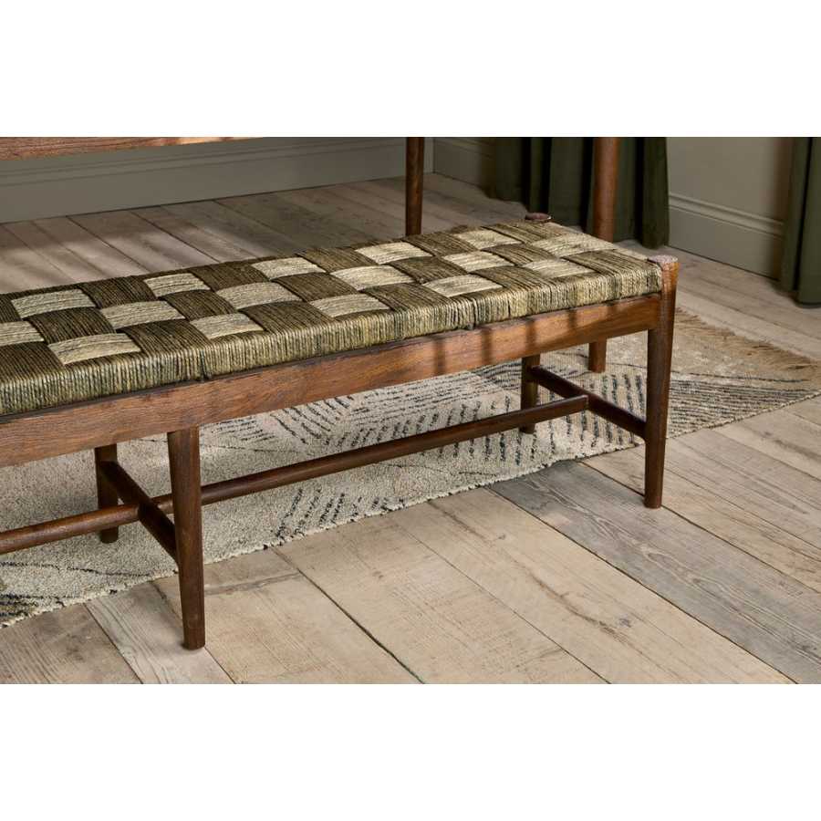 Nkuku Raunak Bench - Walnut - Small