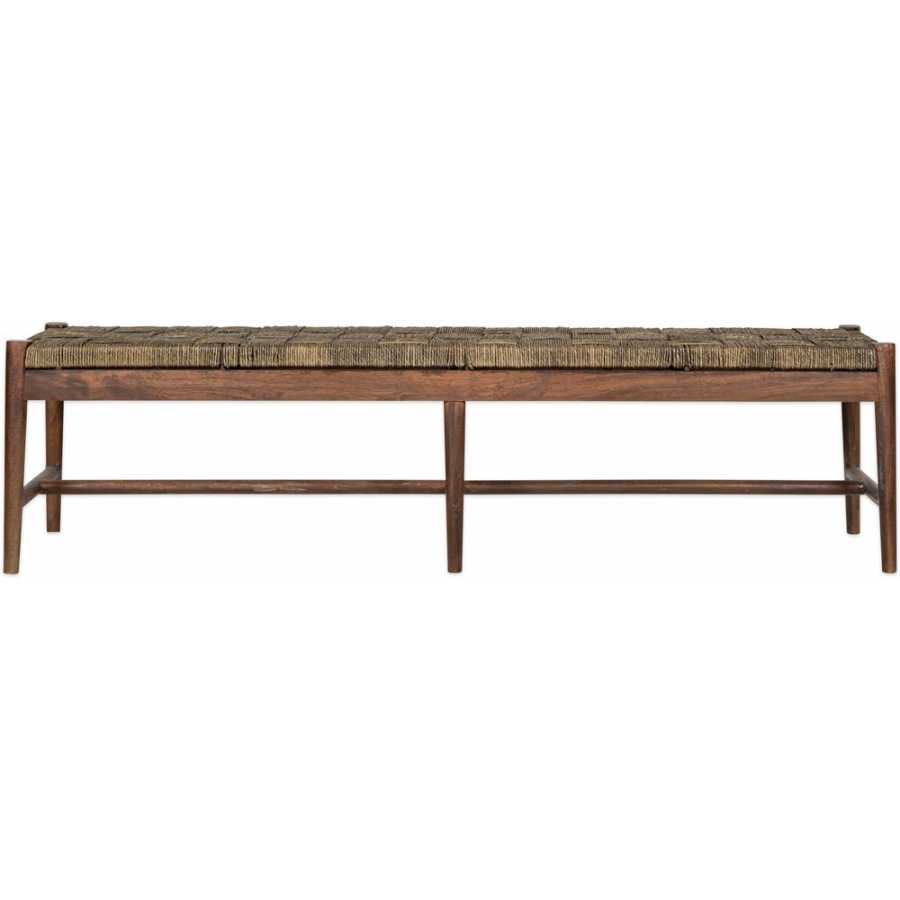 Nkuku Raunak Bench - Walnut - Small