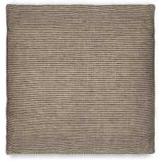 Nkuku Repudi Square Cushion Cover - Soft Grey