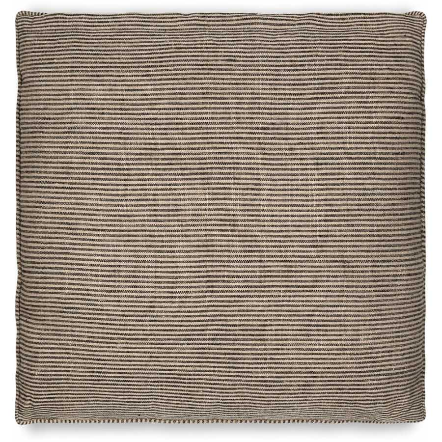 Nkuku Repudi Square Cushion Cover - Soft Grey