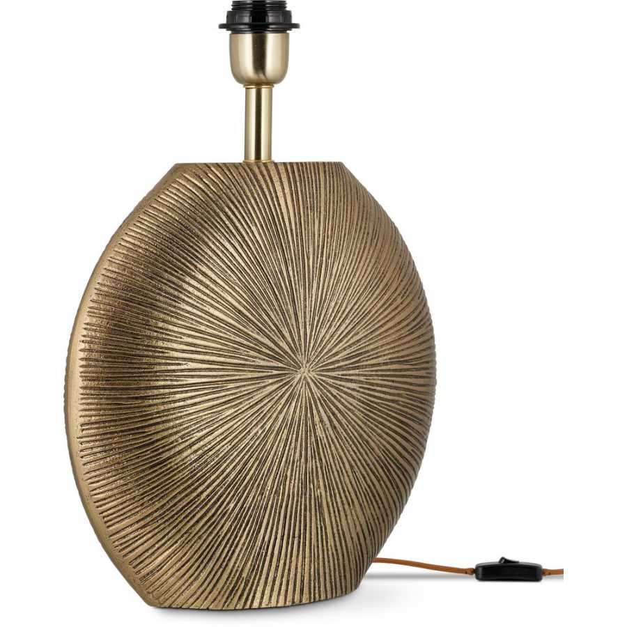 Nkuku Ramvas Table Lamp Base - Antique Brass