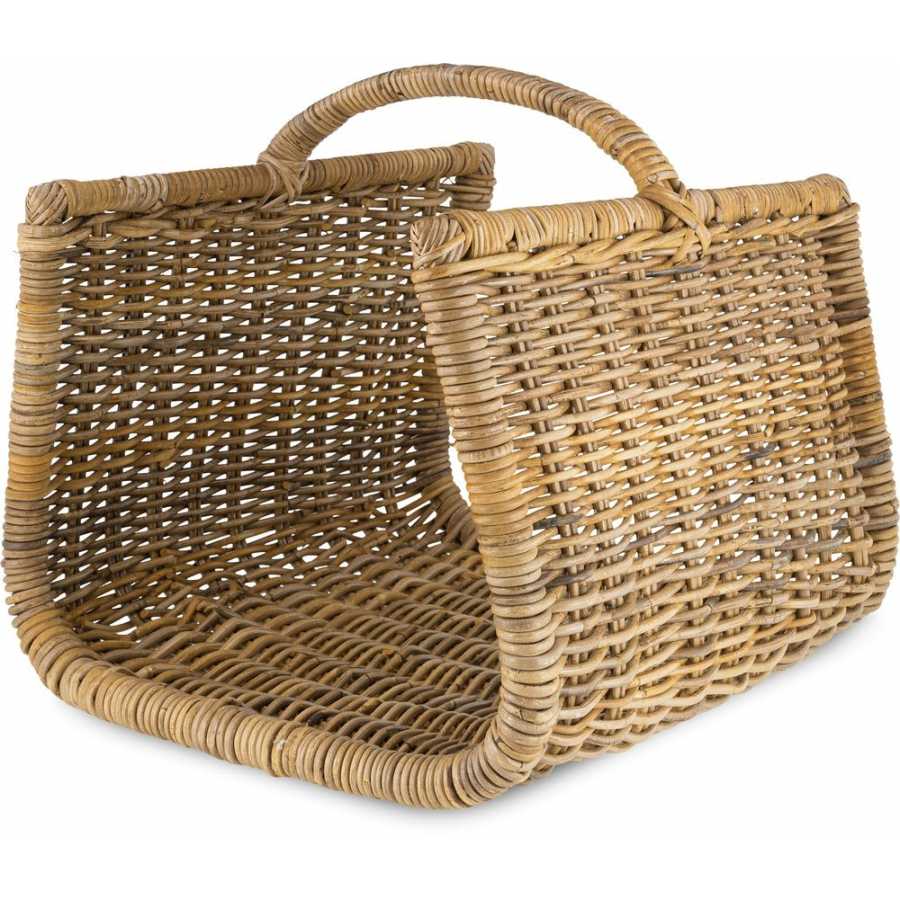 Nkuku Sadra Log Basket - Natural