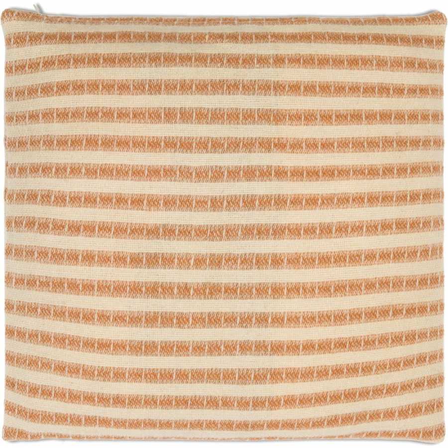 Nkuku Sanval Square Cushion Cover - Rust