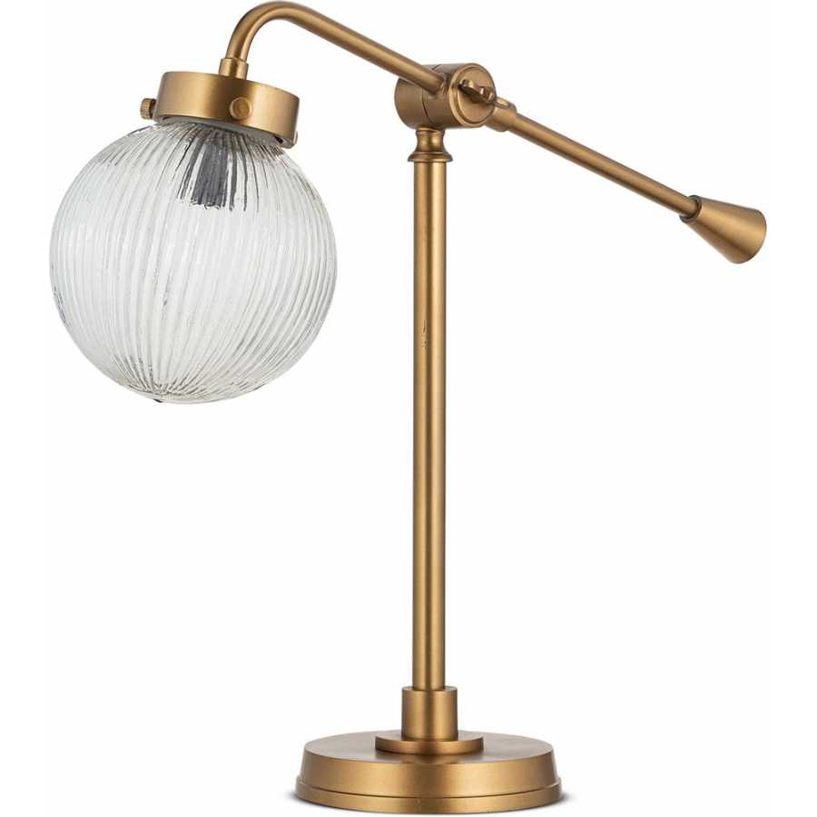 Nkuku Sengol Table Lamp - Antique Brass