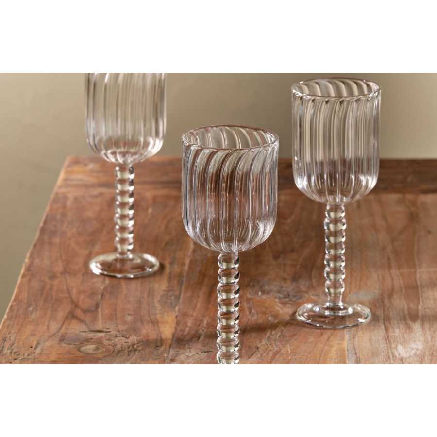 Nkuku Santosa Wine Glasses - Set of 2 - Clear