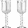 Nkuku Santosa Wine Glasses - Set of 2 - Clear