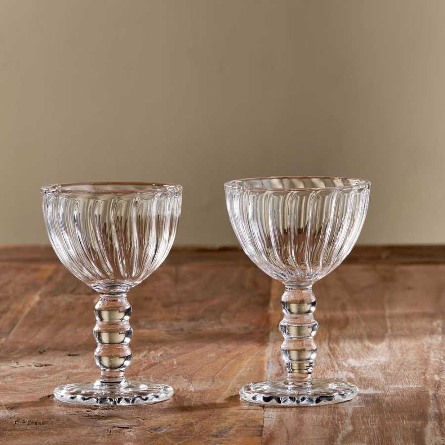 Nkuku Santosa Sherry Glasses - Set of 2 - Clear