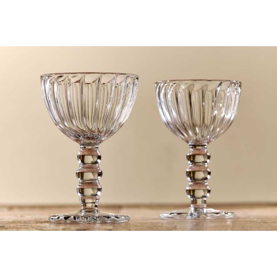 Nkuku Santosa Sherry Glasses - Set of 2 - Clear