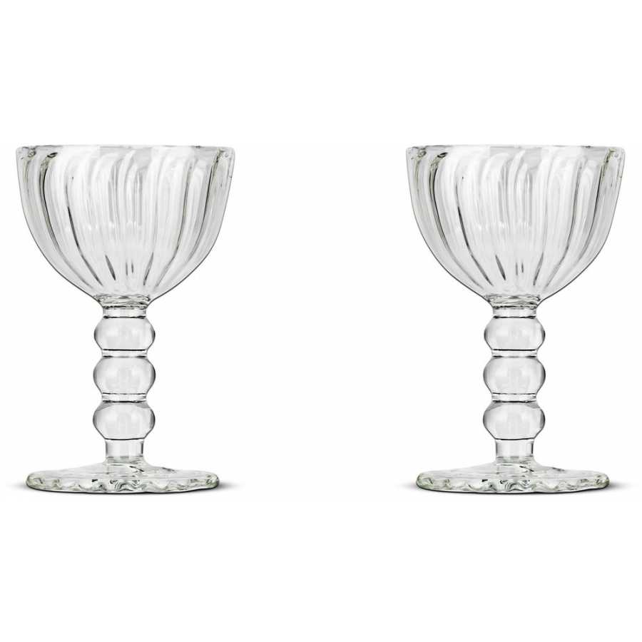 Nkuku Santosa Sherry Glasses - Set of 2 - Clear