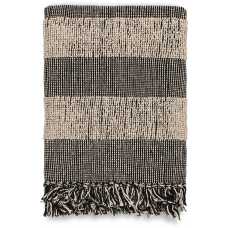 Nkuku Shalena Throw - Black & Off-White