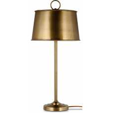 Nkuku Siwan Table Lamp - Antique Brass