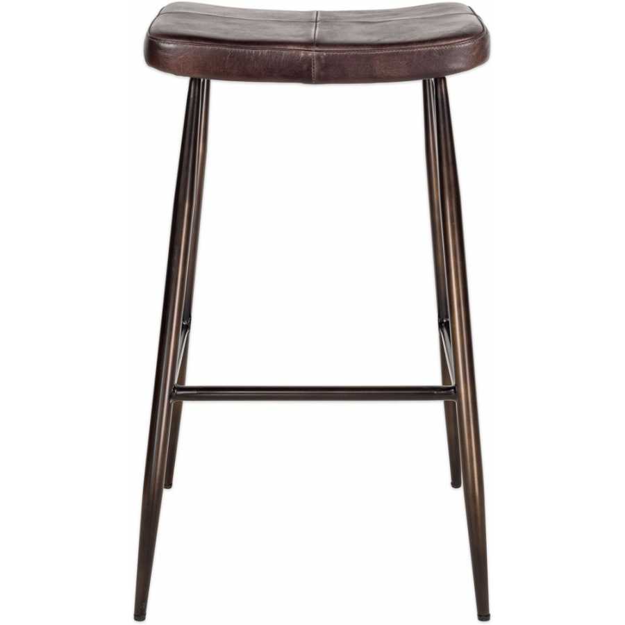 Nkuku Samaira Bar Stool - Chocolate Brown