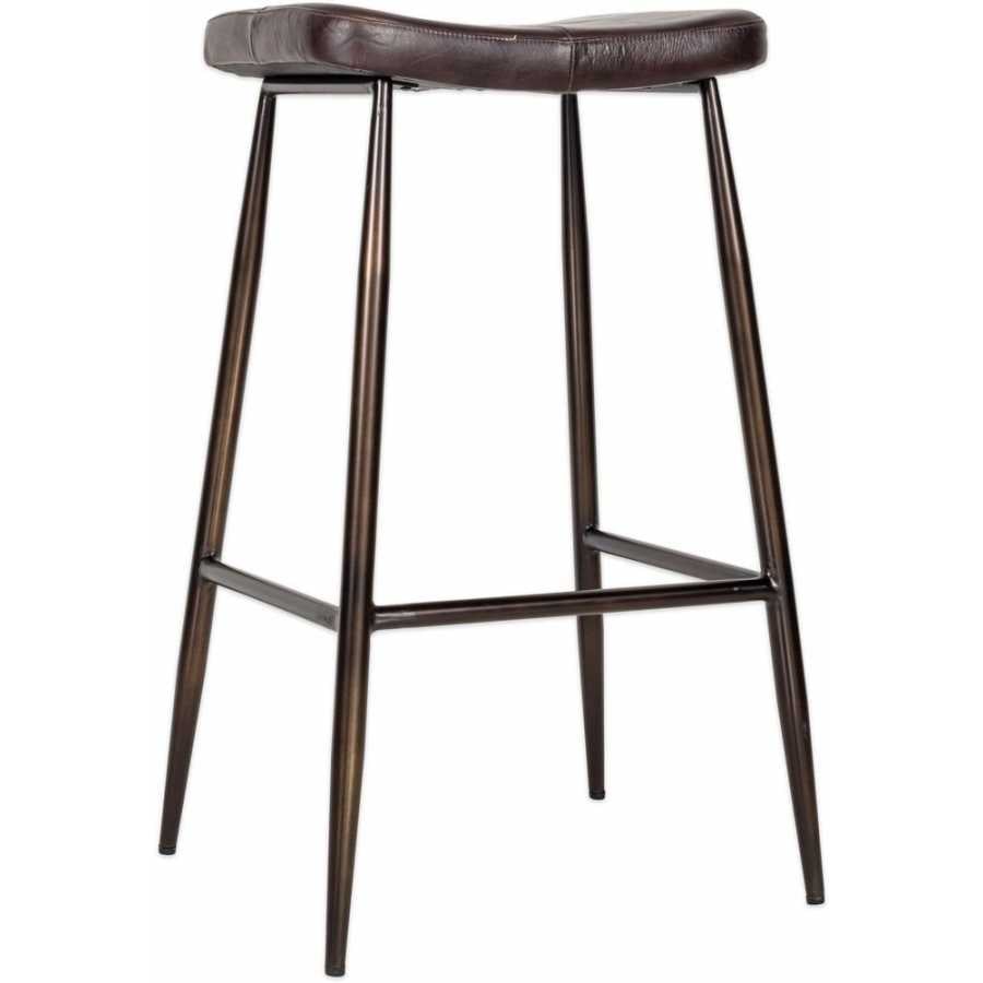 Nkuku Samaira Bar Stool - Chocolate Brown