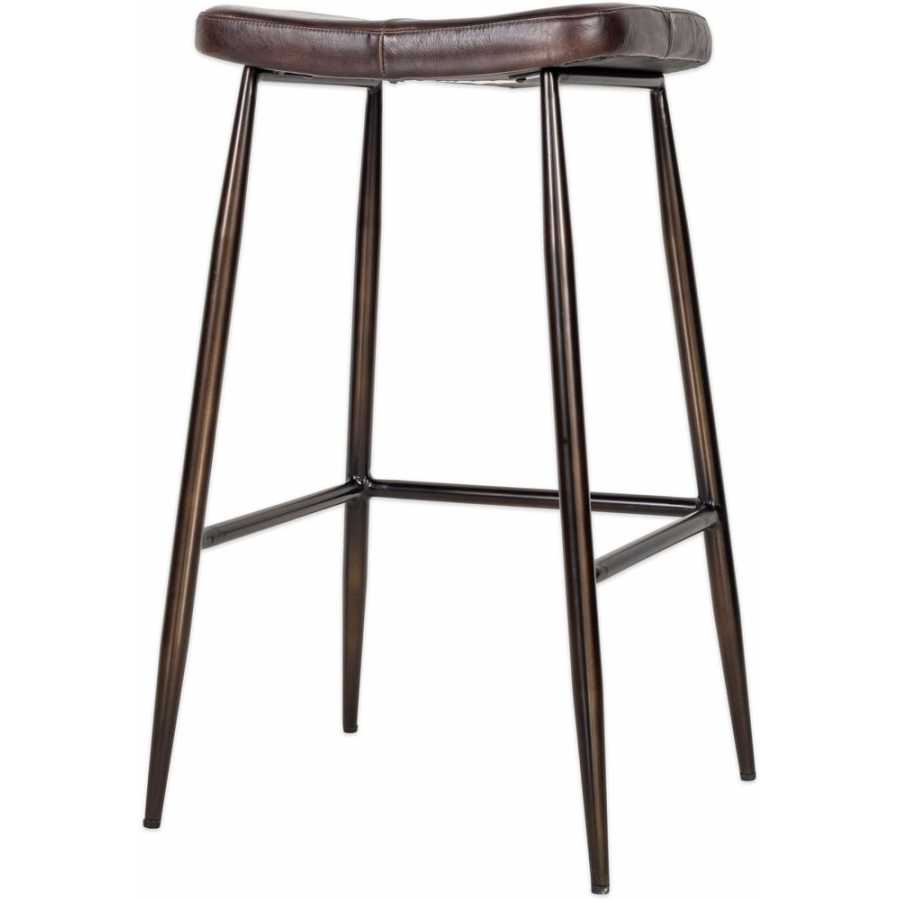 Nkuku Samaira Bar Stool - Chocolate Brown