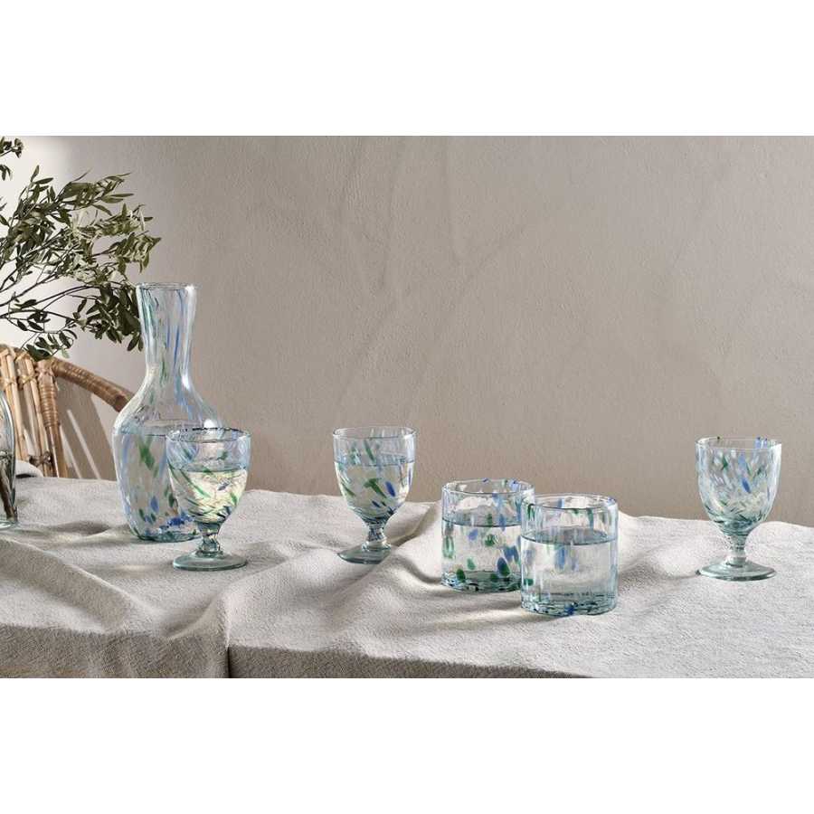 Nkuku Taja Carafe - Sea Blue