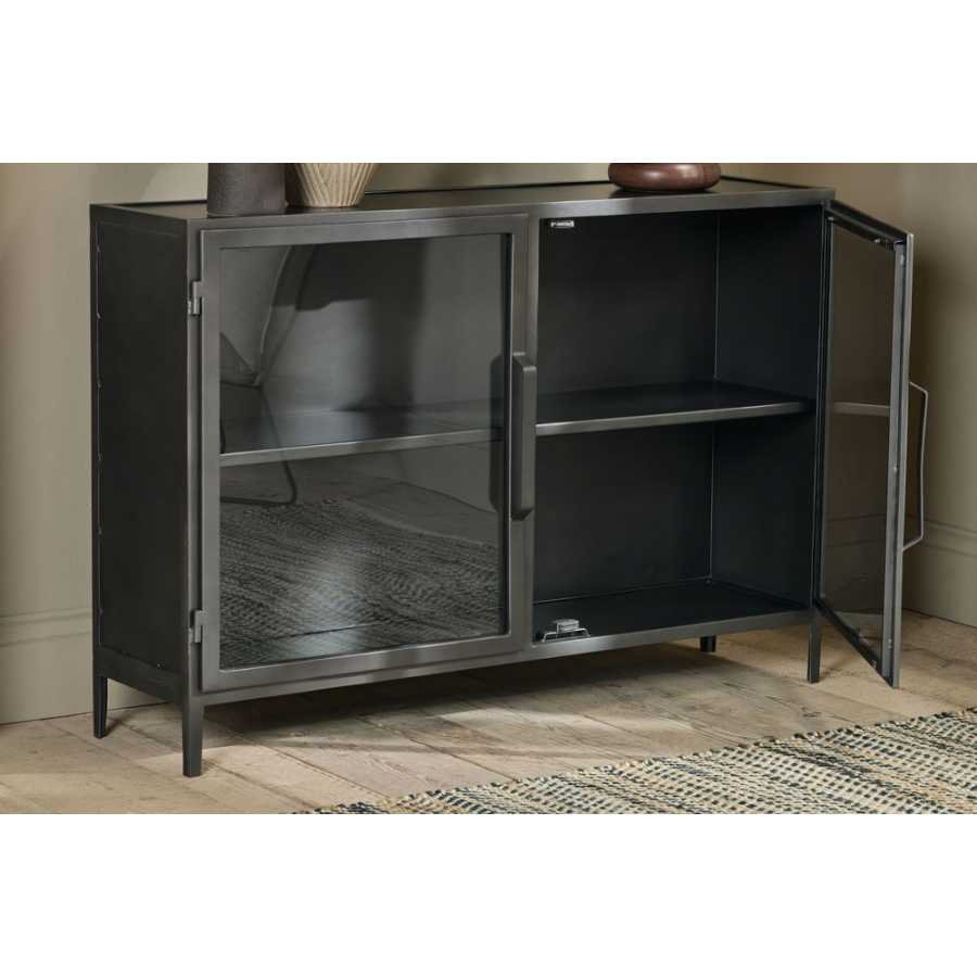 Nkuku Takuas Display Cabinet - Dark Grey